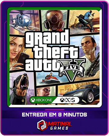 GRAND THEFT AUTO (GTA) V - XBOX - MÍDIA DIGITAL