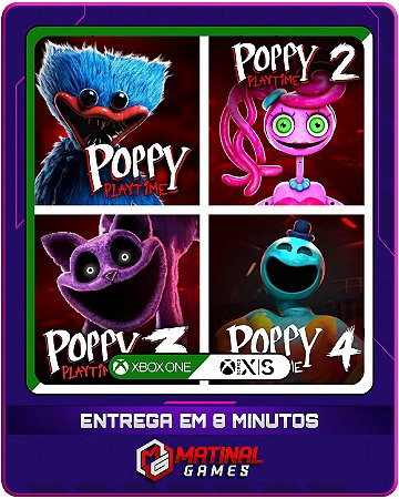 POPPY PLAYTIME: Quadrologia 1/2/3/4 -XBOX ONE / SERIES X|S - MÍDIA DIGITAL