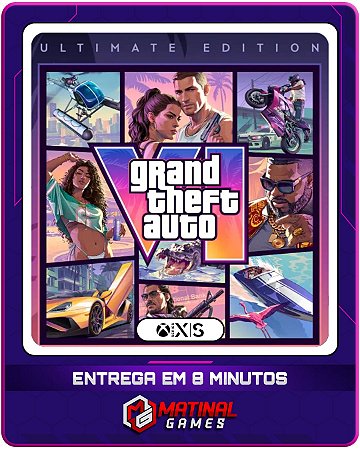 GRAND THEFT AUTO (GTA) 6 ULTIMATE EDITION - (PRÉ-VENDA) - XBOX SERIES X|S - MÍDIA DIGITAL