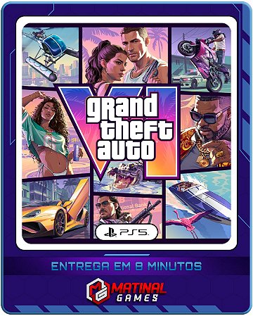 GRAND THEFT AUTO (GTA) 6 - (PRÉ-VENDA) - PS5 - MIDIA DIGITAL