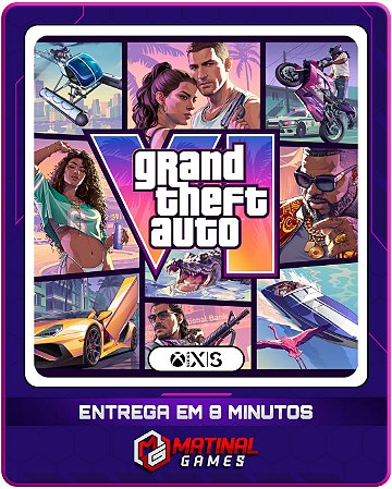 GRAND THEFT AUTO (GTA) 6 - (PRÉ-VENDA) - XBOX SERIES X|S - MÍDIA DIGITAL