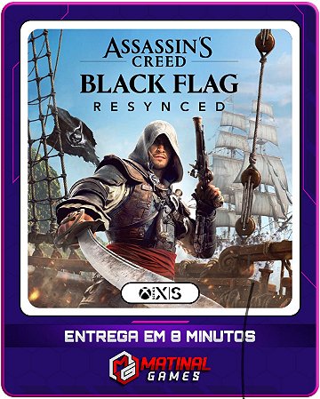 ASSASSIN'S CREED BLACK FLAG RESYNCED - XBOX SERIES - MÍDIA DIGITAL