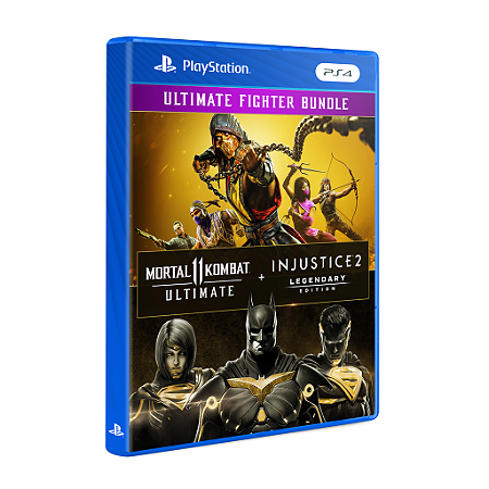 Pacote Mortal Kombat 11 Ultimate + Injustice 2 Ed. Lendária - PS4