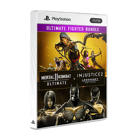 Pacote Mortal Kombat 11 Ultimate + Injustice 2 Ed. Lendária - PS5