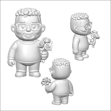 Miniatura 3D Personalizada de 5cm até 18cm