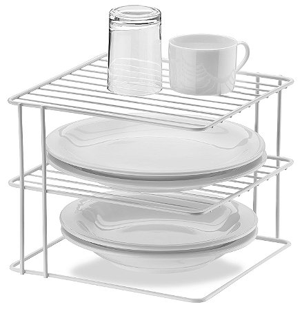 Organizador Quadrado 3 Níveis - Branco