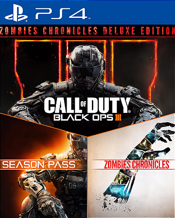 Call of Duty Black Ops 3 Zombies Chronicles Deluxe PS4 Mídia Digital