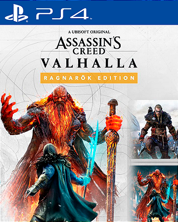 ASSASSINS CREED VALHALLA RAGNAROK EDITION PS4 MÍDIA DIGITAL