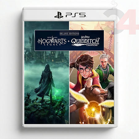 Pacote Hogwarts Legacy Deluxe + Harry Potter Campeões do Quadribol Deluxe PS4 / PS5 Digital