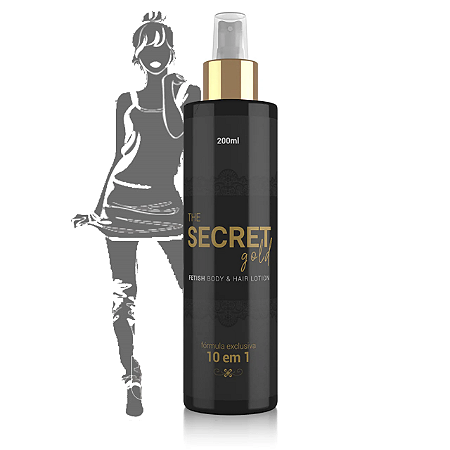 Hidratante Corporal The Secret Gold - 10 em 1 (200ml)