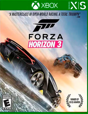 Forza Horizon 3 + Todas as DLCs – Xbox One e Series S/X