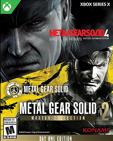 Metal Gear Solid: Master Collection Vol. 2 – Xbox Series X|S – Mídia Digital