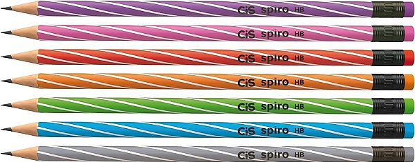LAPIS DE ESCREVER HB CIS SPIRO SORTIDO UNIDADE
