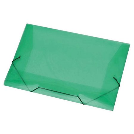 Pasta PP Com Elástico Mini Soft Verde Polibras