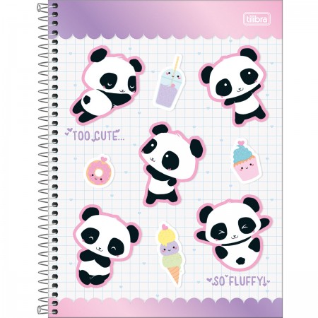 CADERNO 01 MATÉRIA LOVELY FRIEND 80 FOLHAS