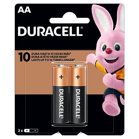 PILHA DURACELL ALCALINA  AA COM 2