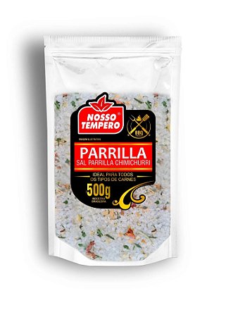 SAL DE PARRILA C/ CHIMICHURRI FECHA FACIL - 500g NOSSO TEMPERO