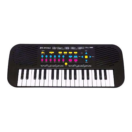 TECLADO COM MICROFONE 37 TECLAS DMTOYS