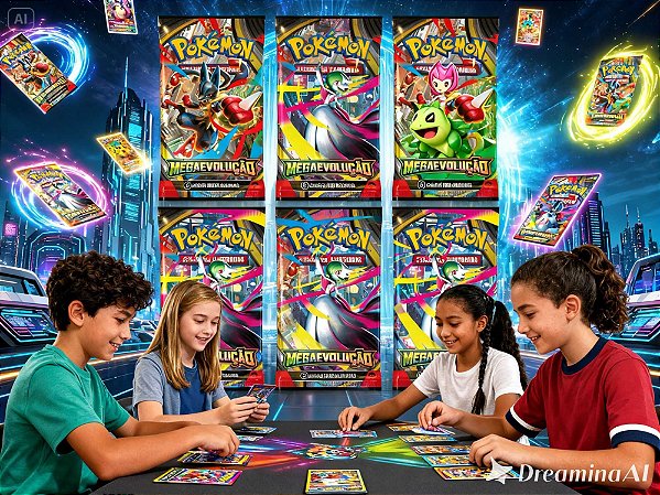 JOGO DE CARTAS POKEMON ME01 MEGAEVOLUCAO 35652 - COPAG
