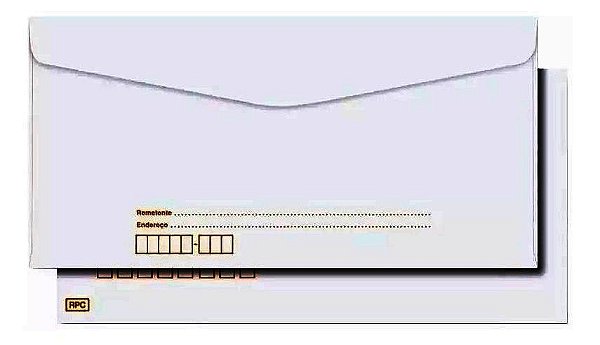 Envelope Ofício 114x229 mm com RPC Tilibra para Correspondências e Documentos