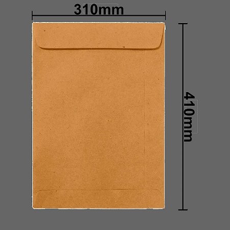 Envelope Saco Natural A3 310x410mm – Envelope Kraft para Documentos Grandes