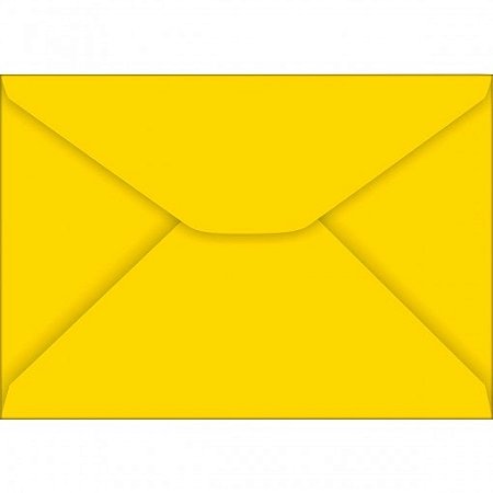 Envelope Carta Convite amarelo 114x162mm Tilibra – Envelope Colorido para Convites