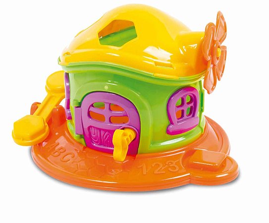 Brinquedo Cogumelo Encantado de Encaixe JXP Brink – Brinquedo Educativo Infantil