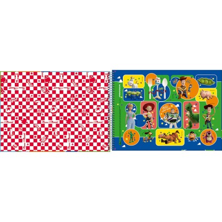 Caderno de Desenho e Cartografia Toy Story 80 Folhas Tilibra Sem Seda | Infantil Escolar