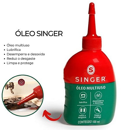 Óleo Lubrificante Multiuso Singer 100 ml