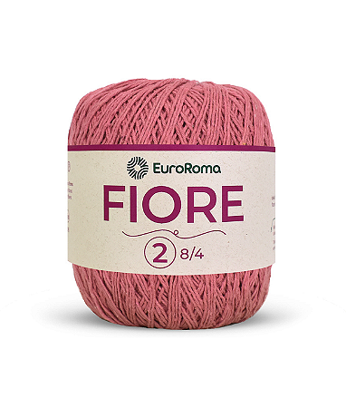 Barbante Fiore N°2 8/4 - 500m - TONS DE ROSA