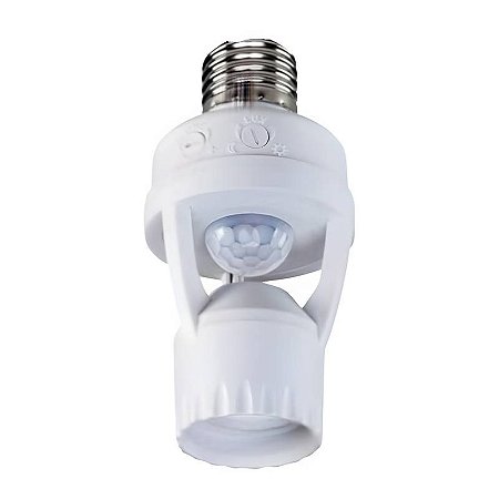 Sensor de Presença Com Fotocélula Para Lâmpada Soquete E27