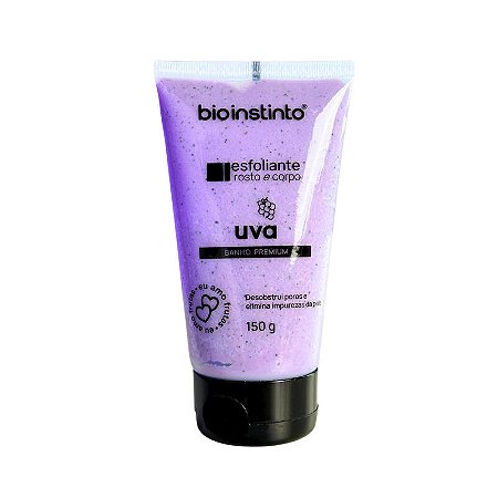 Esfoliante Extrato Uva Corporal e Facial com Colágeno 150g