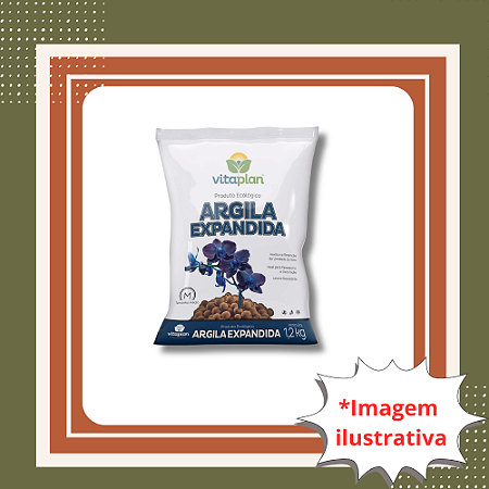 Argila Expandida Vitaplan 1,2 kg | Drenagem e Saúde para Plantas em Vasos e Jardins