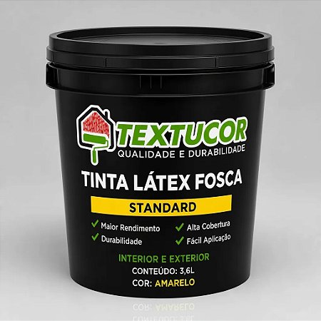 Tinta Acrílica Látex Fosca Standard 3,6l Uso Interno E Externo
