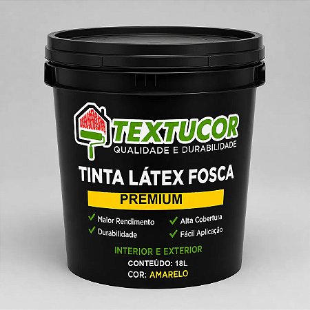 Tinta Acrílica Látex Fosca Premium 18l - Uso Interno e Externo