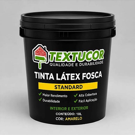 Tinta Acrílica Látex Fosca Standard 18l Uso Interno E Externo