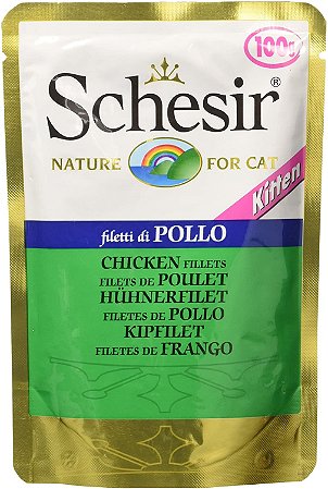 Schesir Cat Kitten Frango Sache  100G