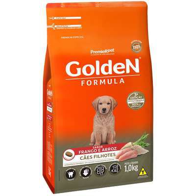 Ração Golden Formula Cães Filhotes Frango e Arroz 3Kg