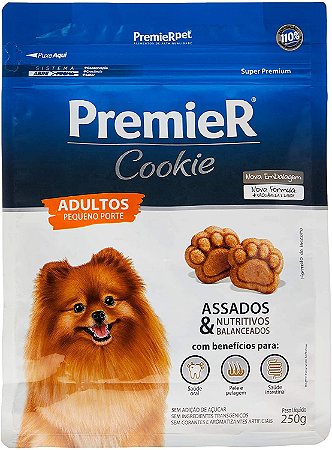 Petisco Premier Cookie Cães Adultos Pequenos 250G