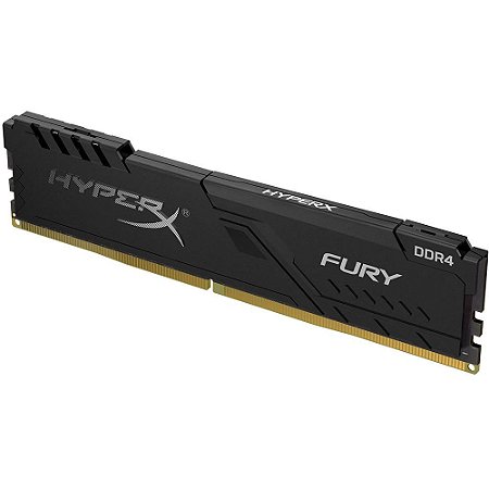 Memória HyperX Fury, 8GB, 2400MHz, DDR4, CL15, Preto