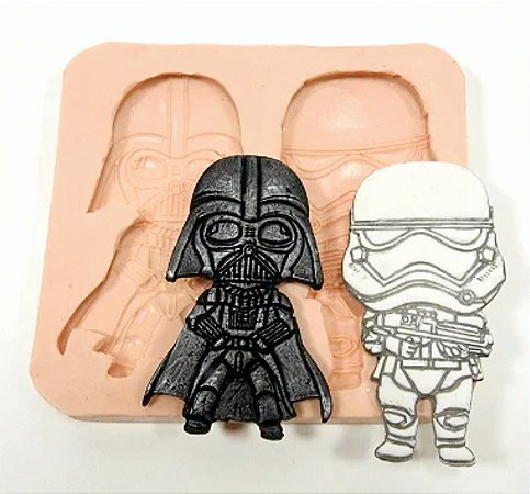 488 - Darth Vader e Troopers p/ ímãs