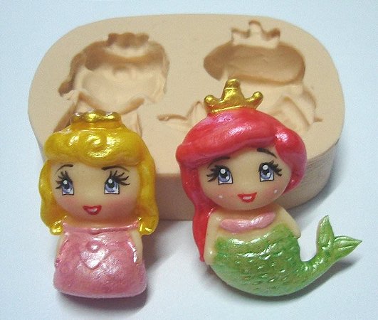 799 - Princesas meninas Aurora e Ariel