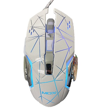 Mouse Para Gamer Mox Mo-Me210 Branco