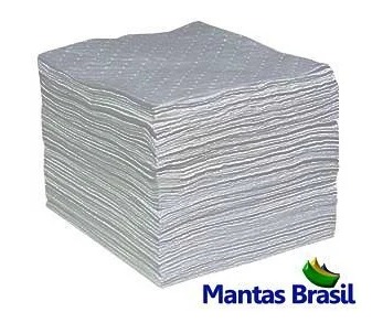 Manta Absorvente Líquidos em Geral -  Linha Cinza - 10 unidades (500x400x4mm)
