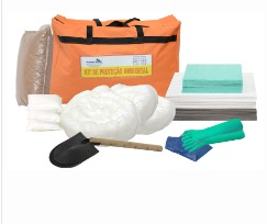 Kit Proteção Ambiental - Linha Verde - Bolsa Laranja 30L