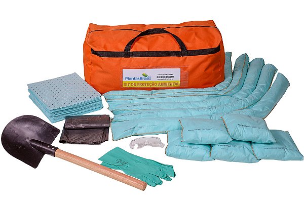 Kit Proteção Ambiental - Linha Verde - Bolsa Laranja 30L