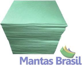 Mantas Absorventes Líquidos Agressivos 25 x 38cm x 4mm Caixa com 100 mantas