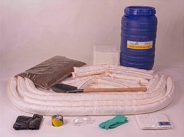 Kit de Proteção SOPEP 200 Litros para Derrame de Petróleo e Derivados / Oil Spill Kit Sopep/ Marpol 73/78