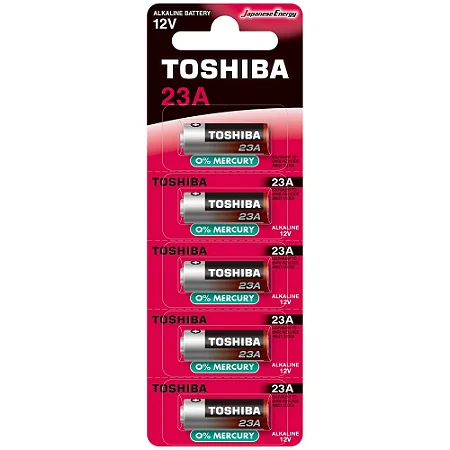 Pilha Controle Alarme 12V 23A Alkaline Toshiba