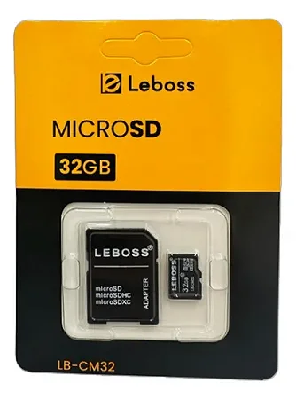 Cartão De Memória Micro Sd 32gb Leboss